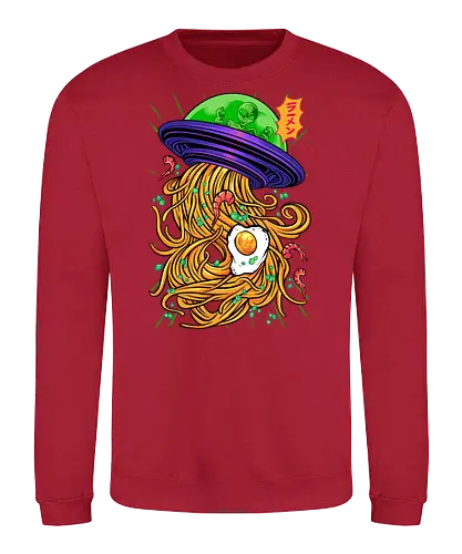 Unknown flying Ramen - Noodles, Alien - Sweatshirt