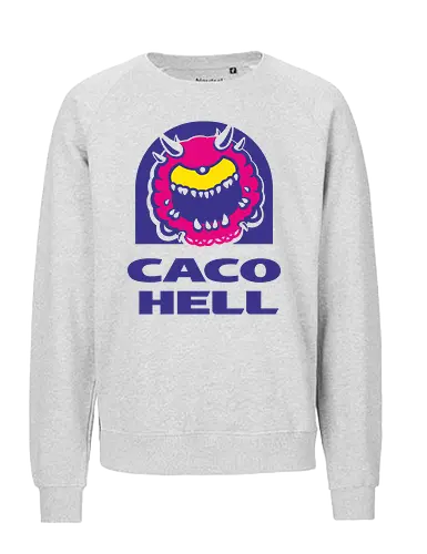 Caco Hell - Demon, Doom, Battle, Games - Fairtrade Sweatshirt