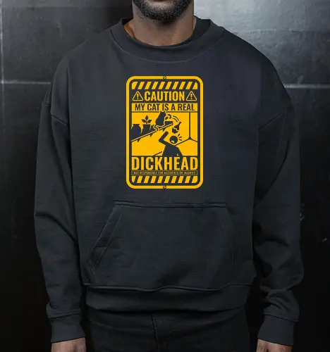 Vintage Caution - My Cat