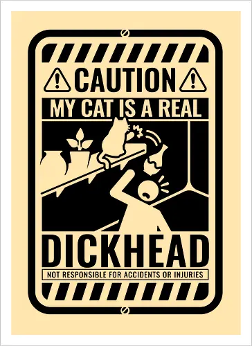 Caution - My Cat