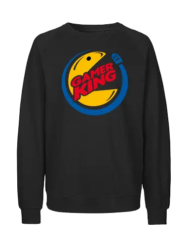 Gamer King X - Pac, Man, Ghost, t - Fairtrade Sweatshirt