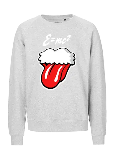Rolling Einstein - Mathematics, Music, Tongue - Fairtrade Sweatshirt