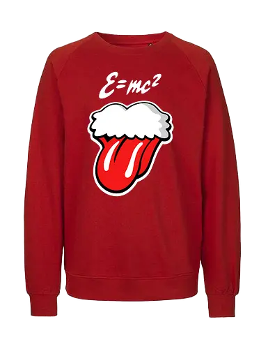 Rolling Einstein - Mathematics, Music, Tongue - Fairtrade Sweatshirt