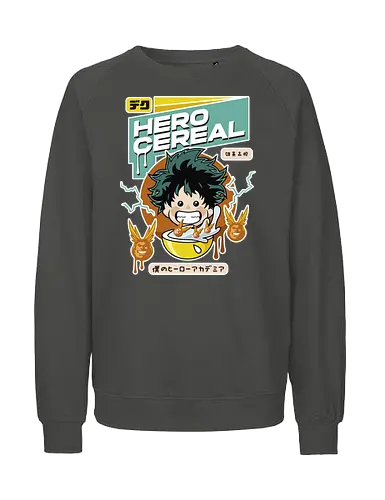 Cereal Academia - Japan, Hero, Deku - Fairtrade Sweatshirt
