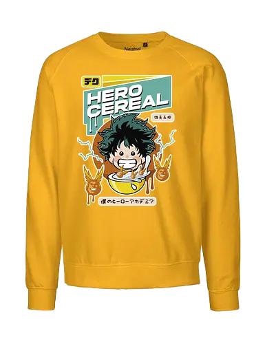 Cereal Academia - Japan, Hero, Deku - Fairtrade Sweatshirt