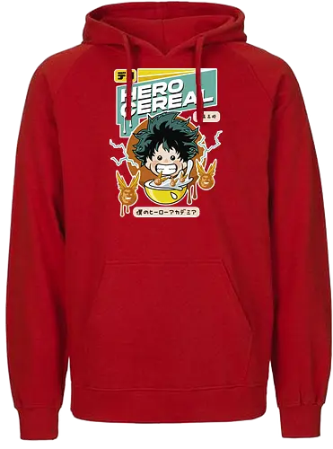 Cereal Academia - Japan, Hero, Deku - Fairtrade Hoodie