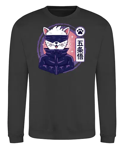 Gojo Cat - Blindfold, Eyes - Sweatshirt