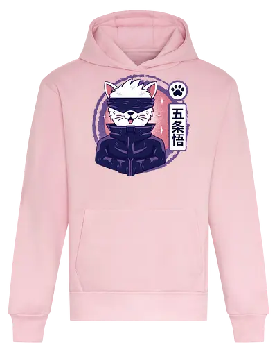 Gojo Cat - Blindfold, Eyes - Heavyweight Hoodie