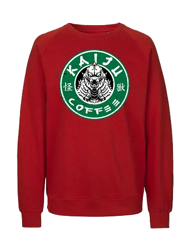 Kaiju Coffee - Kaiju, Monster, Coffee - Fairtrade Sweatshirt