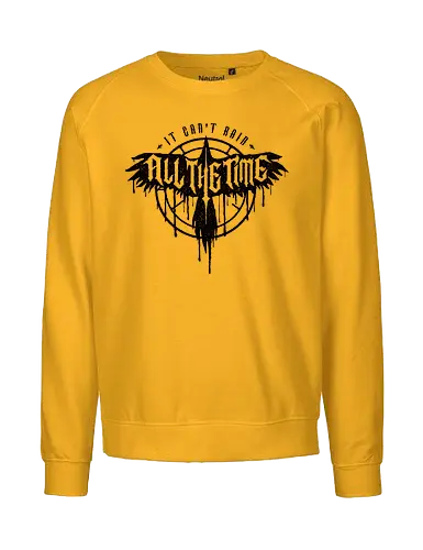It can't rain all the time - crow, retro, 90s, draven - Fairtrade Sweatshirt