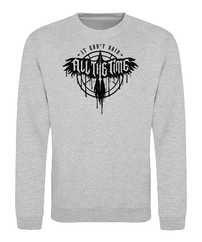 It can't rain all the time - crow, retro, 90s, draven - Sweatshirt