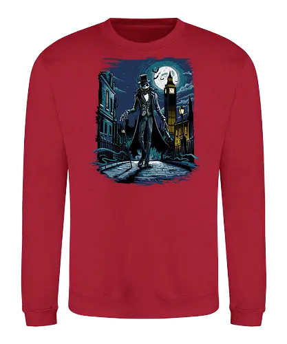 Jack the Ripper - jack, skeleton, christmas, nightmare, horror - Sweatshirt