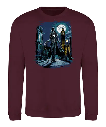 Jack the Ripper - jack, skeleton, christmas, nightmare, horror - Sweatshirt