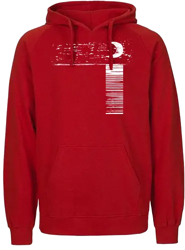 Half Moon - Lake, Reflection, Sky, Ocn - Fairtrade Hoodie