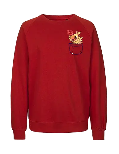 Bird in your Pocket - kweh, final, fantasy - Fairtrade Sweatshirt