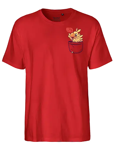 Bird in your Pocket - kweh, final, fantasy - Fairtrade T-Shirt