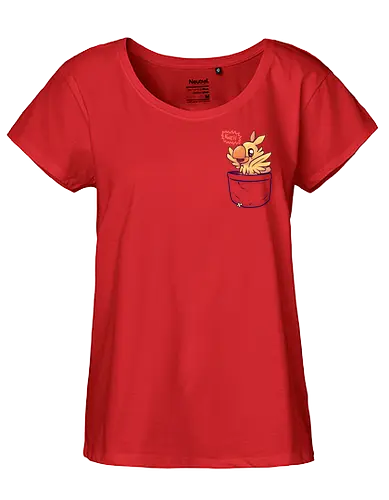 Bird in your Pocket - kweh, final, fantasy - Fairtrade Girl Shirt