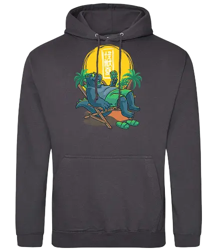 Kaiju Summer Ice Cream - Monster, Cute, Sun, Beach - Standard Hoodie