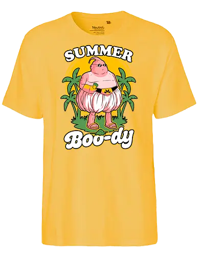 Summer Boody Anime Parody - Djinn, Dragon, Sun, Bch - Fairtrade T-Shirt