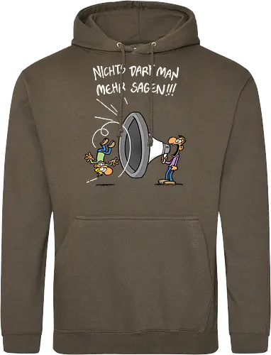 Nichts darf man mehr! - protest, nichts darf man - Standard Hoodie