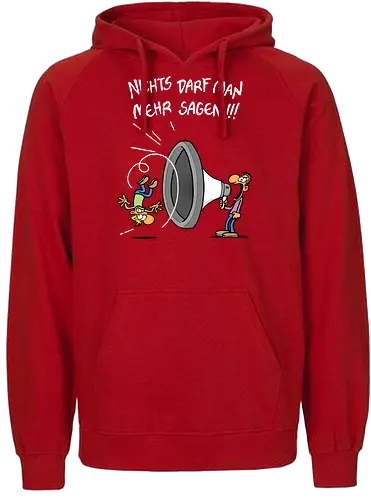 Nichts darf man mehr! - protest, nichts darf man - Fairtrade Hoodie