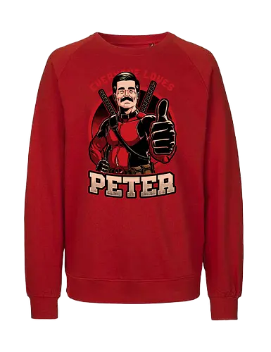 Peter Love Dead Hero - Pool, Coop, Fall - Fairtrade Sweatshirt