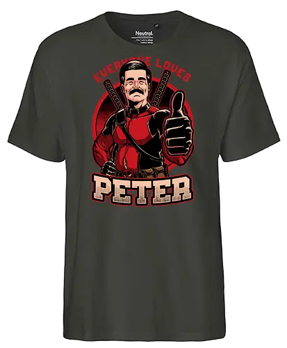 Peter Love Dead Hero - Pool, Coop, Fall - Fairtrade T-Shirt