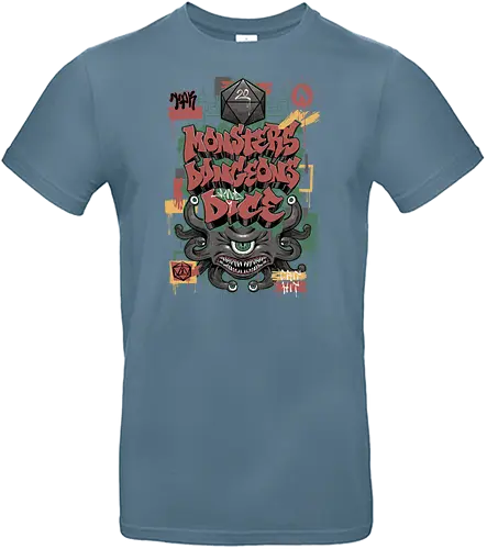 Monsters Dungeons Dice - Rolling, Monster, Game - Standard T-Shirt