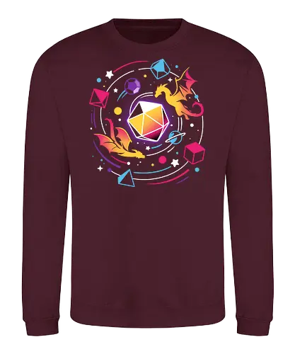 Dragon Dice Solar System - dice, würfel, rpg, pen and paper, drache - Sweatshirt