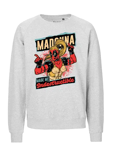 Pop Singer Dead Hero - Pool, Mad, Onna, Crazy, Indestructible - Fairtrade Sweatshirt