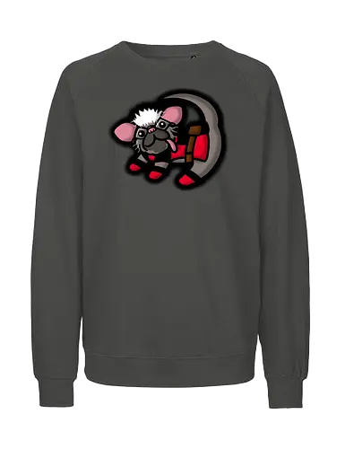 The Multiverse King - dog, comic, antihero, lion, löwe, mashup - Fairtrade Sweatshirt