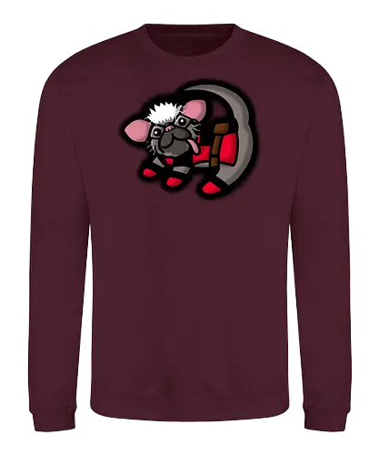 The Multiverse King - dog, comic, antihero, lion, löwe, mashup - Sweatshirt