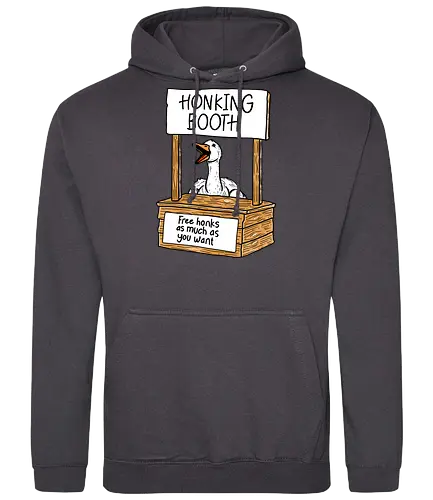 Honk Honk Honk - honk, honking, booth, free, goose, gans - Standard Hoodie