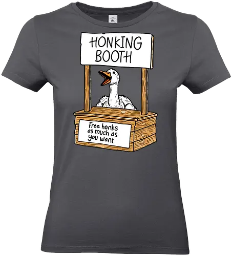Honk Honk Honk - honk, honking, booth, free, goose, gans - Standard T-Shirt (Frauen)