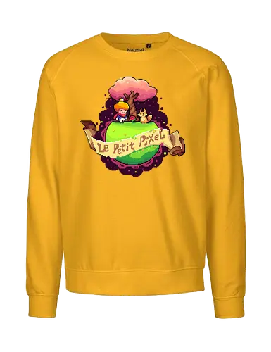 Le Petit Pixel - Prince, kleiner prinz, pixel, retro, pixelart - Fairtrade Sweatshirt