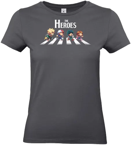 The Heroes - anime, manga, hero, academia, abbey, road - Standard T-Shirt (Frauen)