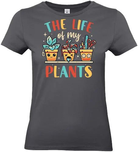 The Life of my Plants - plant, pflanze, plantmom - Standard T-Shirt (Frauen)