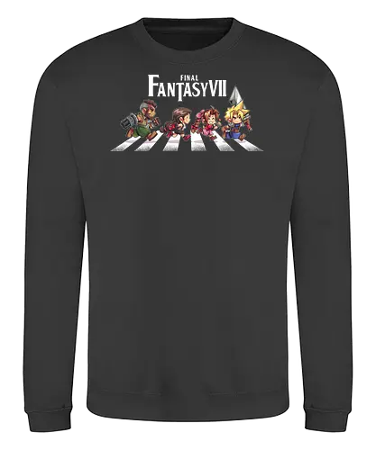 Fantasy Road - final, fantasy, vii, gaming, abbey, road - Sweatshirt