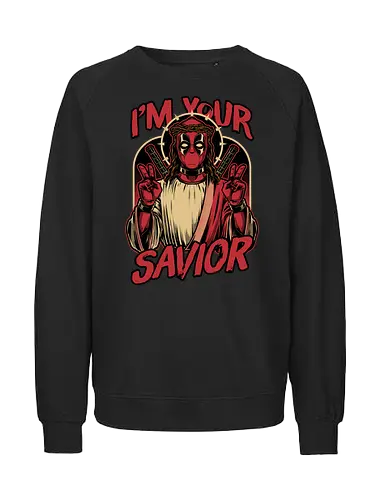 Dead Savior Hero - antihero, comic, pool, savior, retter, dead - Fairtrade Sweatshirt