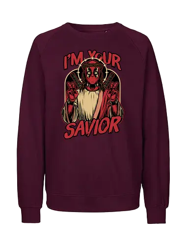 Dead Savior Hero - antihero, comic, pool, savior, retter, dead - Fairtrade Sweatshirt