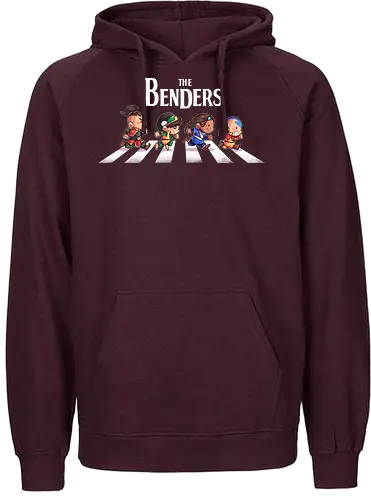 The Benders - bender, bending, avatar, abbey, road - Fairtrade Hoodie