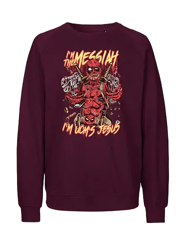 Messiah - antihero, comic, superhero, pool, dead - Fairtrade Sweatshirt