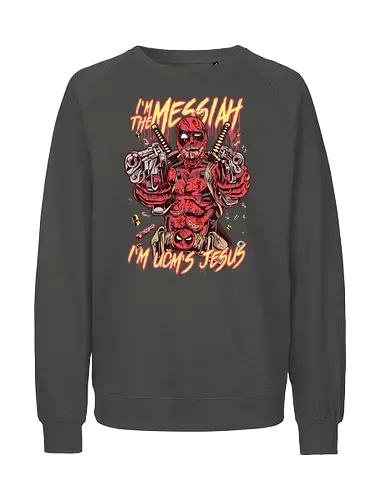 Messiah - antihero, comic, superhero, pool, dead - Fairtrade Sweatshirt