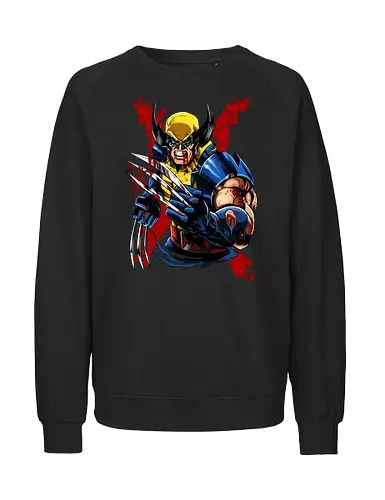 Weapon X - superhero, hero, comic - Fairtrade Sweatshirt