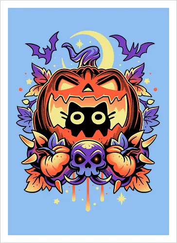 Halloween Cat Hideout