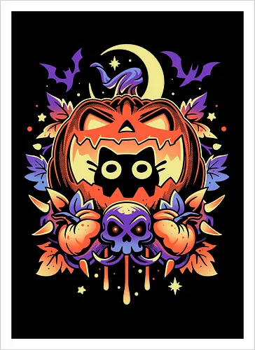 Halloween Cat Hideout