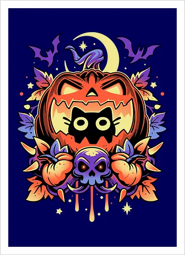 Halloween Cat Hideout