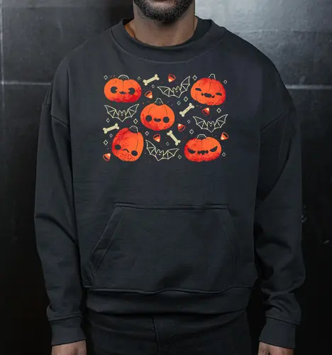 Cute Smiling Halloween Pumpkins