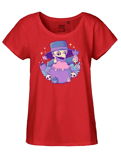 Cute Plague Doctors Brew - plague, plague doctor, pestdoktor, maske, witchcraft - Fairtrade Girl Shirt