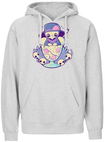 Cute Plague Doctor Ice Cream - plague, plague doctor, pestdoktor, eis, ice cream - Fairtrade Hoodie
